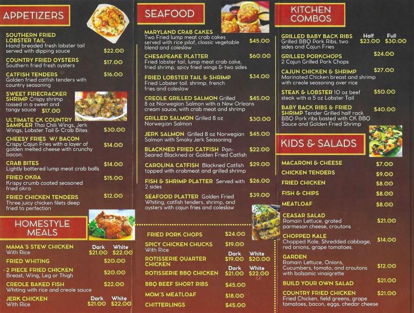 The Carolina Kitchen with Plant Based options Menu image 1